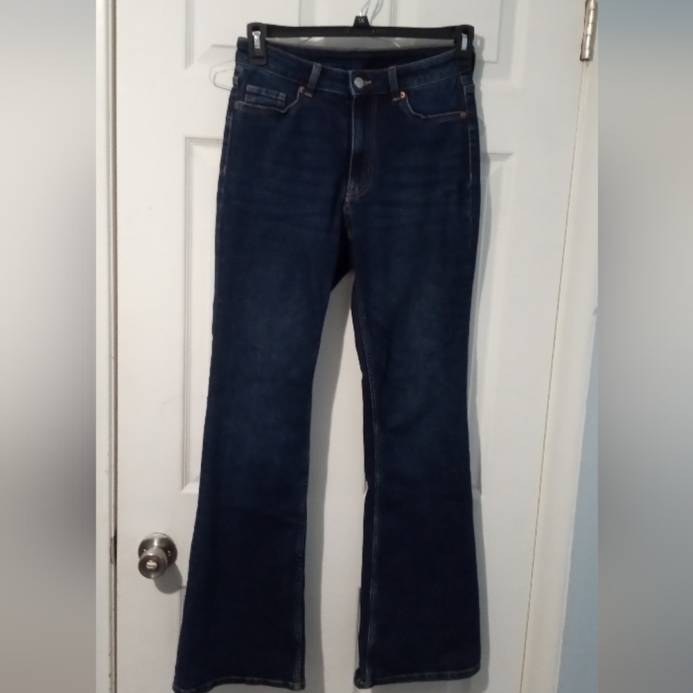 H&M Dark Blue Flare Women's Jeans